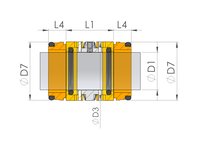 Qseals 1C-QWS03D-0550-XCV-XCV